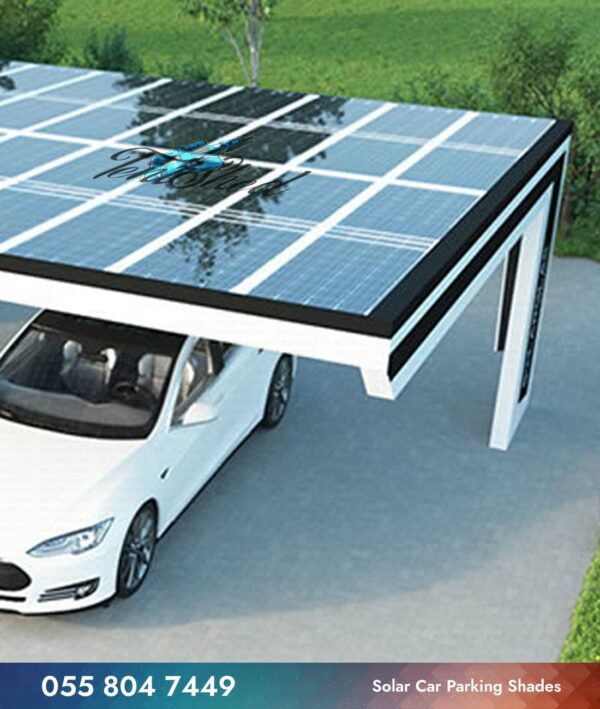 House solar car parking shade