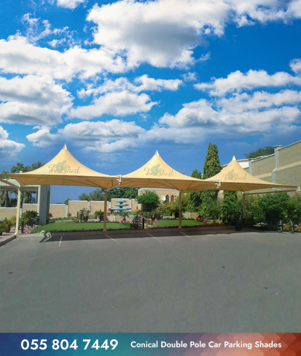 Al Ain Villa have a Conical Car Parking Shades