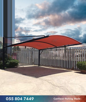 RED Cantilever parking shade structures