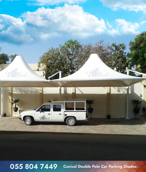 Jumeirah village triangle have a Conical Car Parking Shades