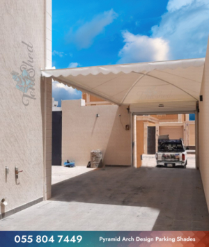 Pyramid Arch Design Parking Shades best for wall mount