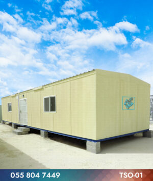 Temporary Site Office provide accommodation for site managers