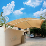 wall top wall mounted car parking shade