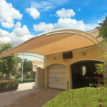 Strong Wall Mounted Truss Car Parking Shades