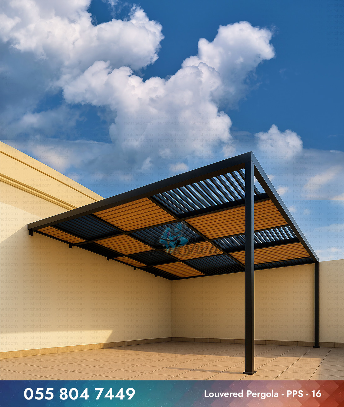 Louvered Pergola Options with Installation in UAE