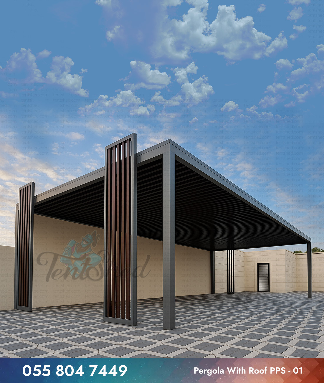 Pergola With Roof Ideas for Your Outdoor Spaces in UAE