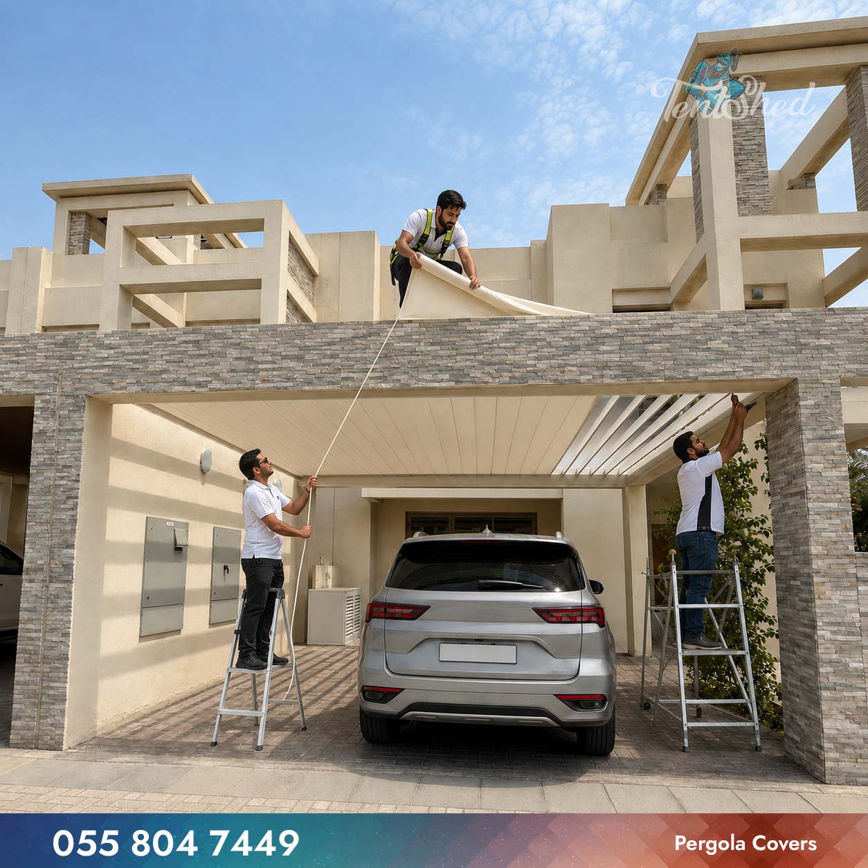 Custom Fabric Covers for Outdoor Pergolas