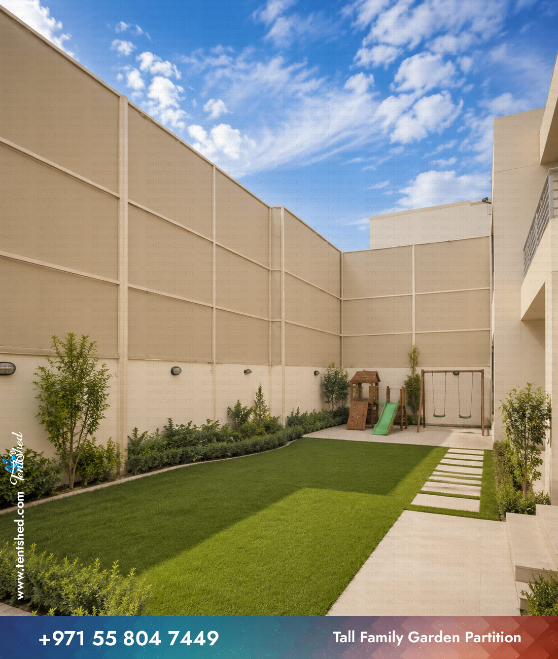 Tall Family Garden Partition