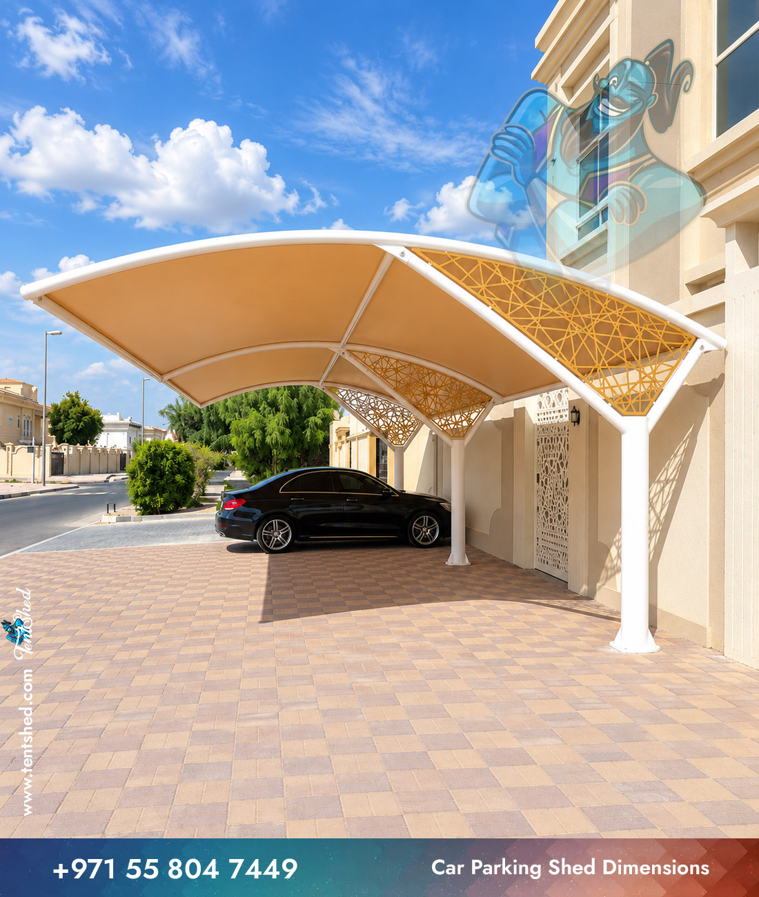 Car Parking Shed Dimensions