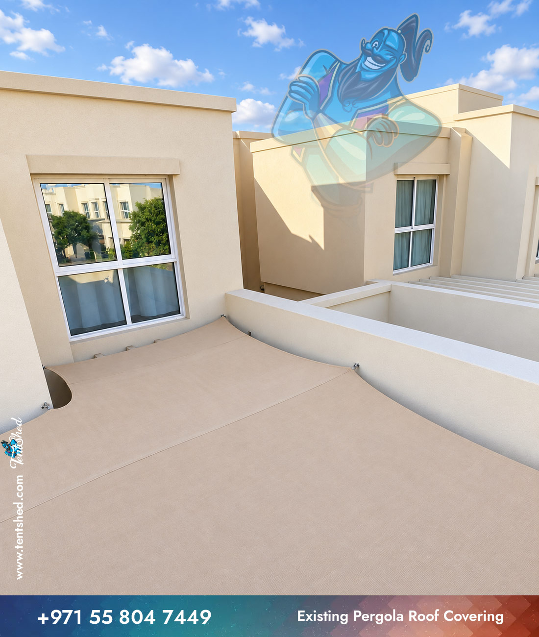 Existing Pergola Roof Covering