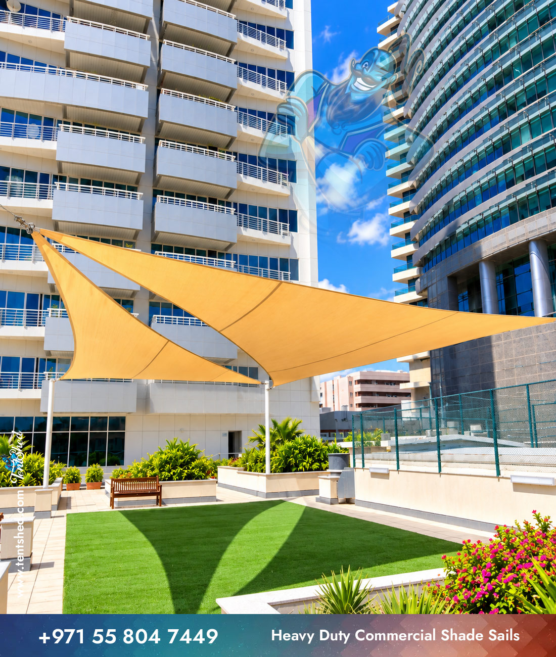 Heavy Duty Commercial Shade Sails